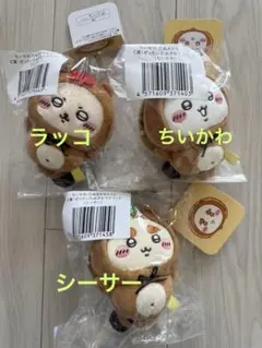 ちいかわ　たぬきだもんくじC賞　ぬいぐるみ　ちいかわ　シーサー　ラッコ