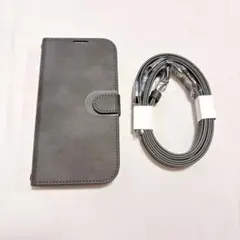 Spigen iPhone15Pro ケース 手帳型 ストラップ付き