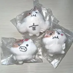 N*o様 【もちにゃみ】ガチャガチャ ぬいぐるみマスコット 3個セットのサムネイル