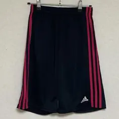 adidas ハーフパンツ　ブラック/ピンク　150cm