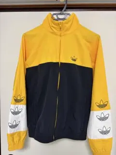 adidas ジップアップジャケット イエロー/ブラック
