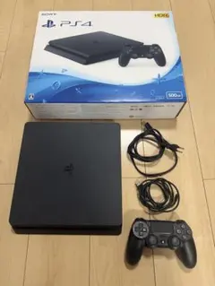 美品PlayStation4 ジェット・ブラック 500GB CUH-2200A