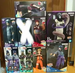 NARUTO ナルト 一番くじ うちはイタチ うちはサスケ うずまきナルト 9点