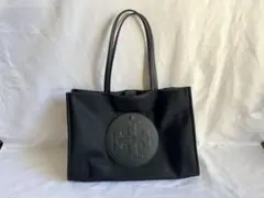 (美品) Tory Burch エラ トートバッグ　ブラック