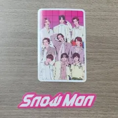 SnowMan ステッカー ポップアップ 目黒蓮 深澤辰哉 佐久間大介
