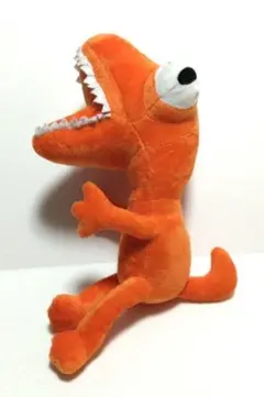 レインボーフレンズ　ぬいぐるみ　恐竜？　オレンジのサムネイル