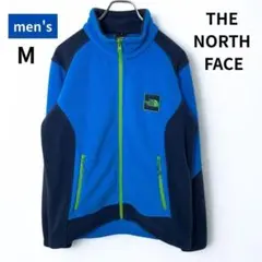 【希少】THE NORTH FACE フリースジャケット M ブルー　ボア　刺繍