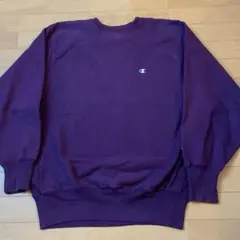 ピ*ス様 USA製 パープル チャンピオン リバースウィーブ スウェット