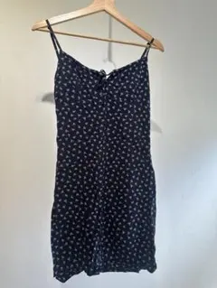 BRANDY MELVILLE 花柄キャミワンピース ネイビー