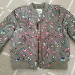 H&M 花柄ボンバージャケット 122cm