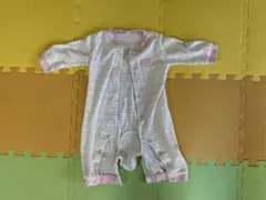 ストライプロンパース 70cm