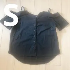 夢展望　ブラウス　S ブラック　黒のサムネイル