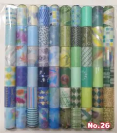 マステ 切り売り 30cm×60種類 No.26【即購入可】のサムネイル