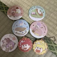 おそ松さん 缶バッチ キーホルダーセット