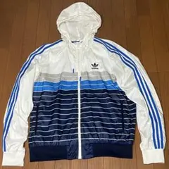adidas　アディダス　トレフォイル　ナイロンパーカー XL(LL) レトロ