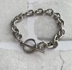 シルバーマンテルブレスレット ユニセックス 男女兼用 韓国 ストリート　w22