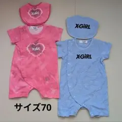 【USED】X-girl カバーオール・スタイセットのサムネイル