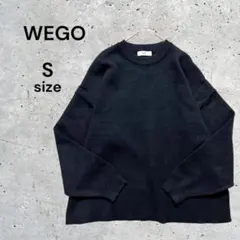 ウィゴー 美品 黒 ソフトタッチ サイドスリット セーター ニット ブラックのサムネイル