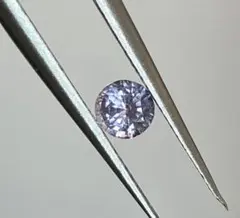 天然スピネル スリランカ産 藤鼠カラー ノーヒート 0.20ct 4mm ルース