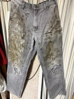 2025年最新】carhartt ダブルニー グレーの人気アイテム - メルカリ