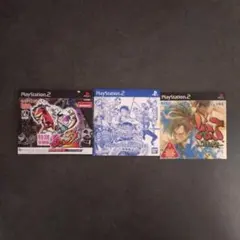 PS2ビューティフルジョー2 ワンピースグランドバトル どろろ 体験版3枚セット