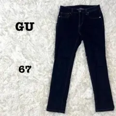 GU ジーユー　スキニーデニム 221-297084　W67　M　濃紺
