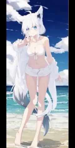 大神ミオ ミオサマー 等身大 タペストリー C104 泉彩 大陸間弾道弾少女