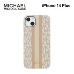 【新品】マイケルコース iPhone14plusケースバニラ2684