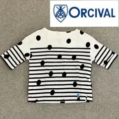 ORCIVAL オーシバル ドットボーダー Tシャツ レディース サイズ1