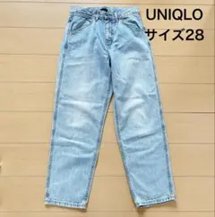 UNIQLO（ユニクロ）メンズ　ストレートデニム ライトブルー サイズ28のサムネイル