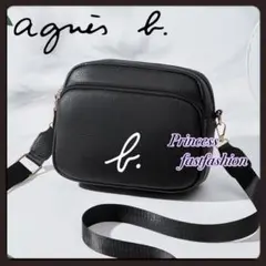 新品❤️ྀིブラック❤️ྀིアニエスベー 合皮 ショルダーバッグ #3