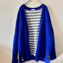 【美品】siro シロ　青いカーディガン