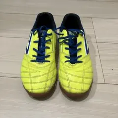 フットサルシューズ イエロー/ブルー　22.5cm