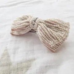 美品 リボンバレッタ ECODECO