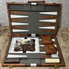 バックギャモンセット クラシック 14.75 インチ 大人用バックギャモンセット