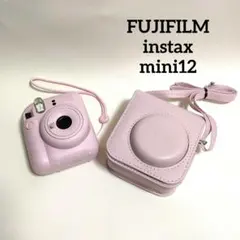 美品 動作確認済 FUJIFILM instax mini12 チェキ ピンク