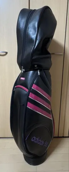 adidas ゴルフバッグ ブラック ピンク