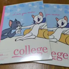 トムとジェリー B5　大学ノート　コクヨ　３冊×2