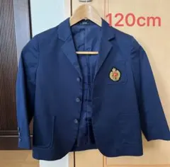 子供用 ネイビー エンブレム付きブレザー 120cm