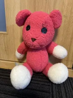 レア 可動式 ポストペット モモ ぬいぐるみ ピンク くま