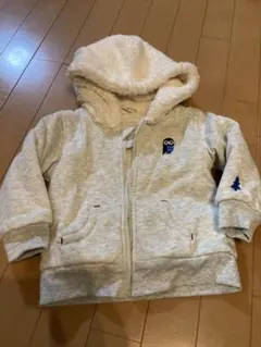 フード付きアウター 95cm グレー