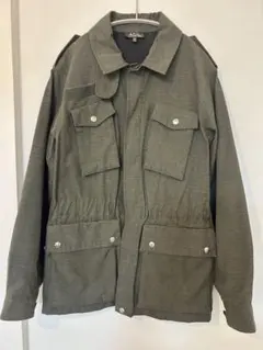 フランス製 A.P.C. ミリタリージャケット Sサイズ オリーブグリーン