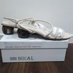 NICAL ベージュ ストラップサンダルのサムネイル