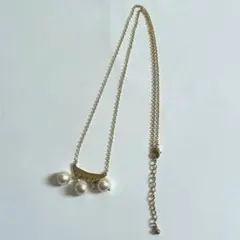 axes femme コットンパール ネックレス