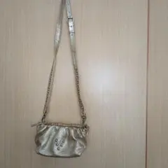 veeCollective キルティング ショルダーバッグ ゴールド - メルカリ