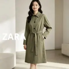ZARA BASIC ザラ ベーシック トレンチコート スプリングコート ロングのサムネイル