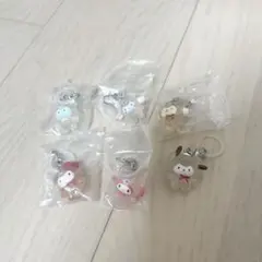 サンリオ　ラテクマデザイン　めじるしアクセサリー　全6種コンプリート チャーム