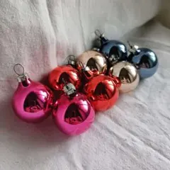 ヴィンテージ／クリスマスオーナメント 8個セット／ドイツ