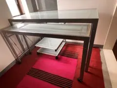 イケア IKEA LAXVIK メタルラック 収納棚 ガラステーブル 廃盤 イケア IKEA LAXVIK メタルラック 収納棚 ガラステーブル 廃盤 - メルカリ