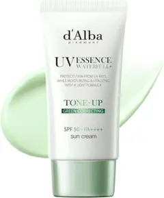 最終値下げ！新品未使用品　ダルバ　トーンアップサンクリーム　グリーン